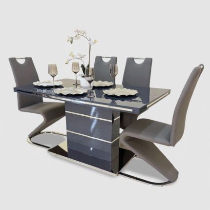Comedor Zeta Gris 4p