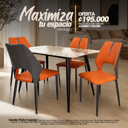Comedor Piedra 4 puestos