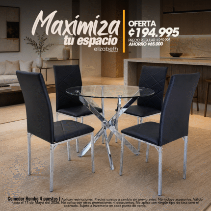 Comedor Rombo 4 puestos